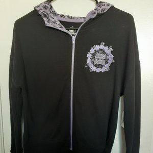 Disney Parks Haunted Mansion Zip up Hoodie, New with Tags
